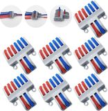 Markenlos Bol Elektrische connector Spl-62 compacte draadconnector eindklemmen (7 stuks)