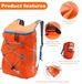 Amazon EU Sarl Sp. z o.o. Oddział w Polsce Sac à dos pliable - Ultraléger et imperméable, bleu mer, 2 pièces