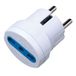 Techly One way adaptor Schuko plug to italian socket IPW-IC216 netstekker adapter Type F Type L (IT) + Type F Wit