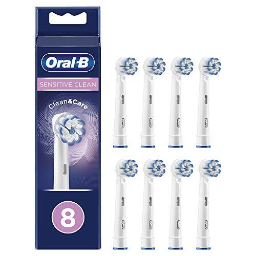 Oral-B Sensitive Clean Opzetborstels, 8 stuks, Brievenbusverpakking