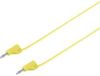Voltcraft MSB-200 Meetsnoer [Banaanstekker 2 mm - Banaanstekker 2 mm] 0.60 m Geel 1 stuk(s)
