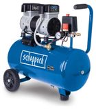 Scheppach Ultra Silent Compressor HC26Si | 1100 W motor | 8 bar werkdruk | 24 liter drukreservoir | 230 liter/min zuigcapaciteit | stil en olievrij