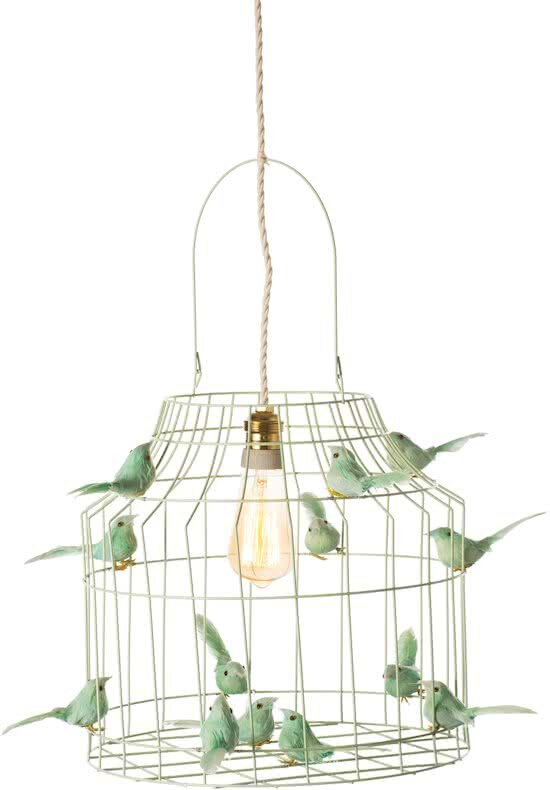 Dutch Dilight mint hanglamp babykamer met vogeltjes nÃ©t echt