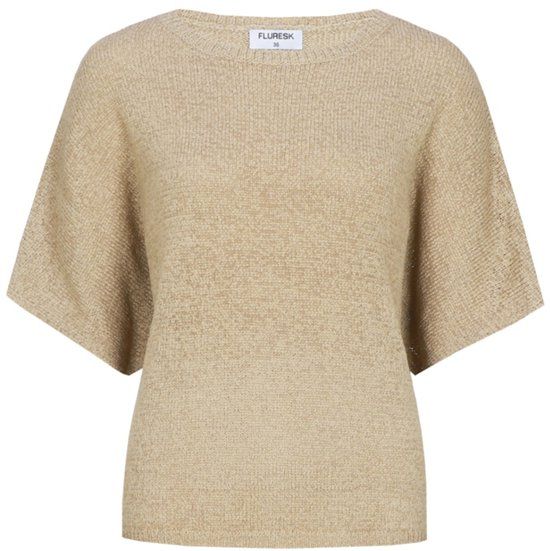 Fluresk Niala Knitting Top 26zlf02 532 Nude Oat Dames Maat 38