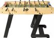 Vente-unique Voetbaltafel van naturel houtkleurig MDF - Opklapbaar - L121 x B61 x H79 cm - HORTON