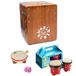 Latin Percussion LP7021 World Beat Small Cajon ensemble de percussions pour enfants