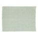 Dille &amp; Kamille Set de table à franges, coton bio GOTS, vert gris, 35 x 50 cm