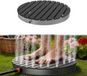 Merkloos Tuindouche Vloerdouche - Buitendouche Outdoor Douche - Opfrissen Buiten - Voetgestuurd Systeem - 70 cm Doorsnede - Antraciet