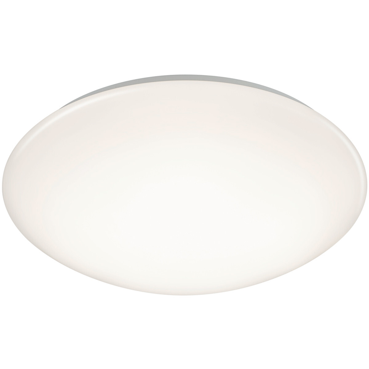 BES LED LED Plafondlamp - Trion Puta - Opbouw Rond 15W - Spatwaterdicht IP44 - Warm Wit 3000K - Mat Wit Kunststof