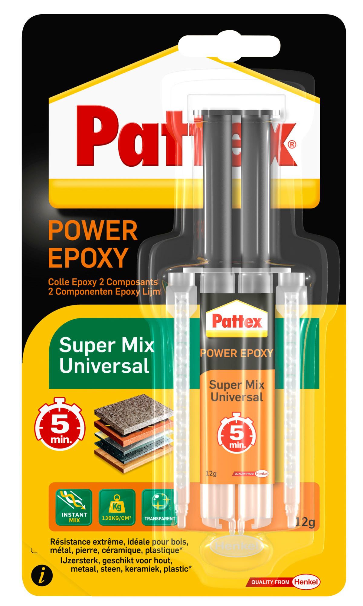 Pattex Power Epoxy Super Mix Universal 5min