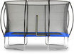 Trampoline rechthoekig - 180x270cm - met veiligheidsnet - blauw