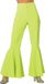 Wilbers 70's Hippie/Disco Broek Dames - Neon Groen - Maat 38
