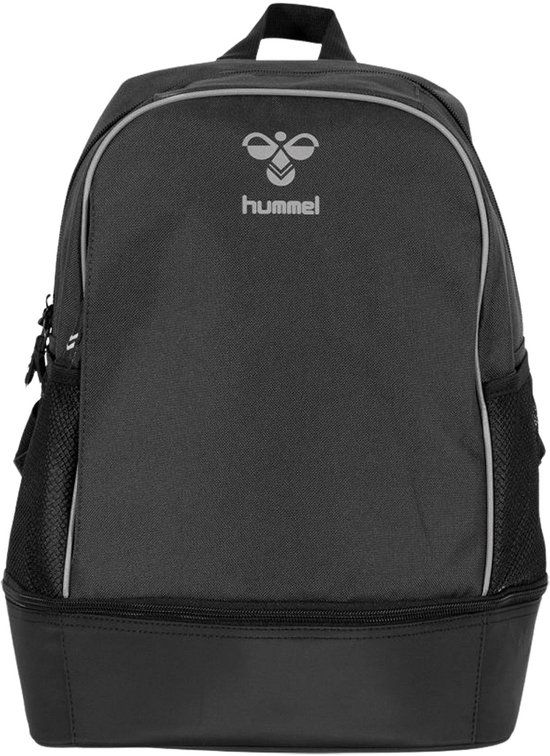 Hummel Brighton II Rugtas - Zwart - Voetbal - Volwassenen - Polyester