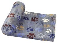 Nobby Fleece Plaid Lissi Classic donkergrijs L x B: 50 x 75 cm