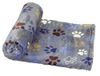 Nobby Fleece Plaid Lissi Classic donkergrijs L x B: 50 x 75 cm