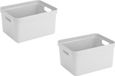 Sunware Opbergbox Sigma - 3 stuks - 32 liter - Wit