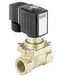 burkert Bürkert magneetafsluitventiel 6281A, G1 1/2", 230V AC, normaal gesloten, messing, NBR