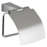 Gedy Toiletpapierhouder met deksel Tonaal chroom