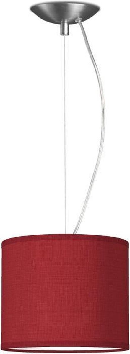 Home Sweet Home Hanglamp - - verlichtingspendel inclusief lampenkap - moderne pendellamp - 1 lichts - Ø 16 cm lengte 100cm - geschikt voor E27 LED lampe - rood