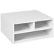 HOMCOM Printerhouder, 3 vakken, 47 x 40 x 22,5 cm, wit