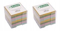 D.RECT Notitiebox Kunststof 85x85x80mm ca. 700 vel Veelkleurig Gevuld