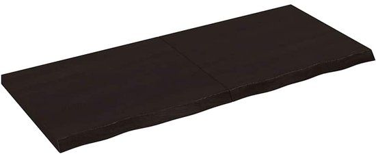 vidaXL Wandschap Eikenhout Donkerbruin 120 cm