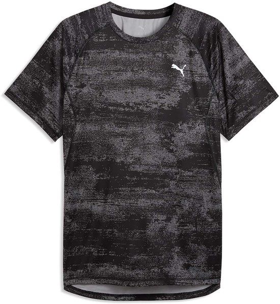 Puma T-Shirt M Run Velocity Aop Tee - Zwart - Maat S