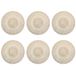 ZELLER PRESENT SCHÖNER LEBEN. PRAKTISCH WOHNEN. Placemat 'Cut Out', set van 6, PVC, rond, goud ca. Ø 41 cm, 27003