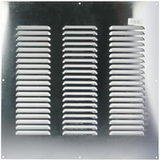 Renson Grille À Persienne 436 Argent Anodisé 500 X 500 Mm