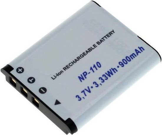 OTB Accu voor Casio NP-110 / JVC BN-VG212 - 900mAh