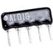TRU COMPONENTS 1556860 Réseau de résistances 100 kΩ SIP-4+1 0.125 W 1 pièce(s)