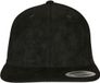 Flexfit - Suede Leather Snapback Pet - Zwart