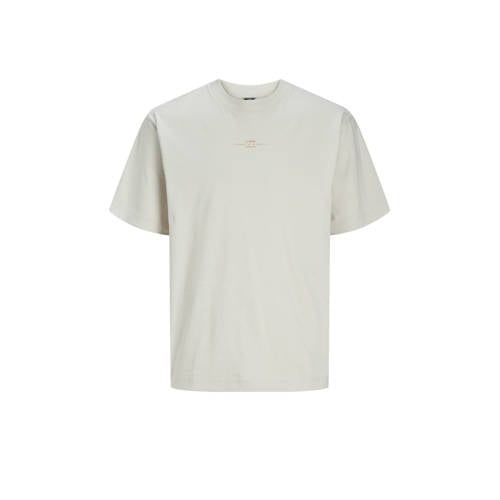 JACK & JONES CORE T-shirt JCOSOLARRIZE met backprint moonbeam