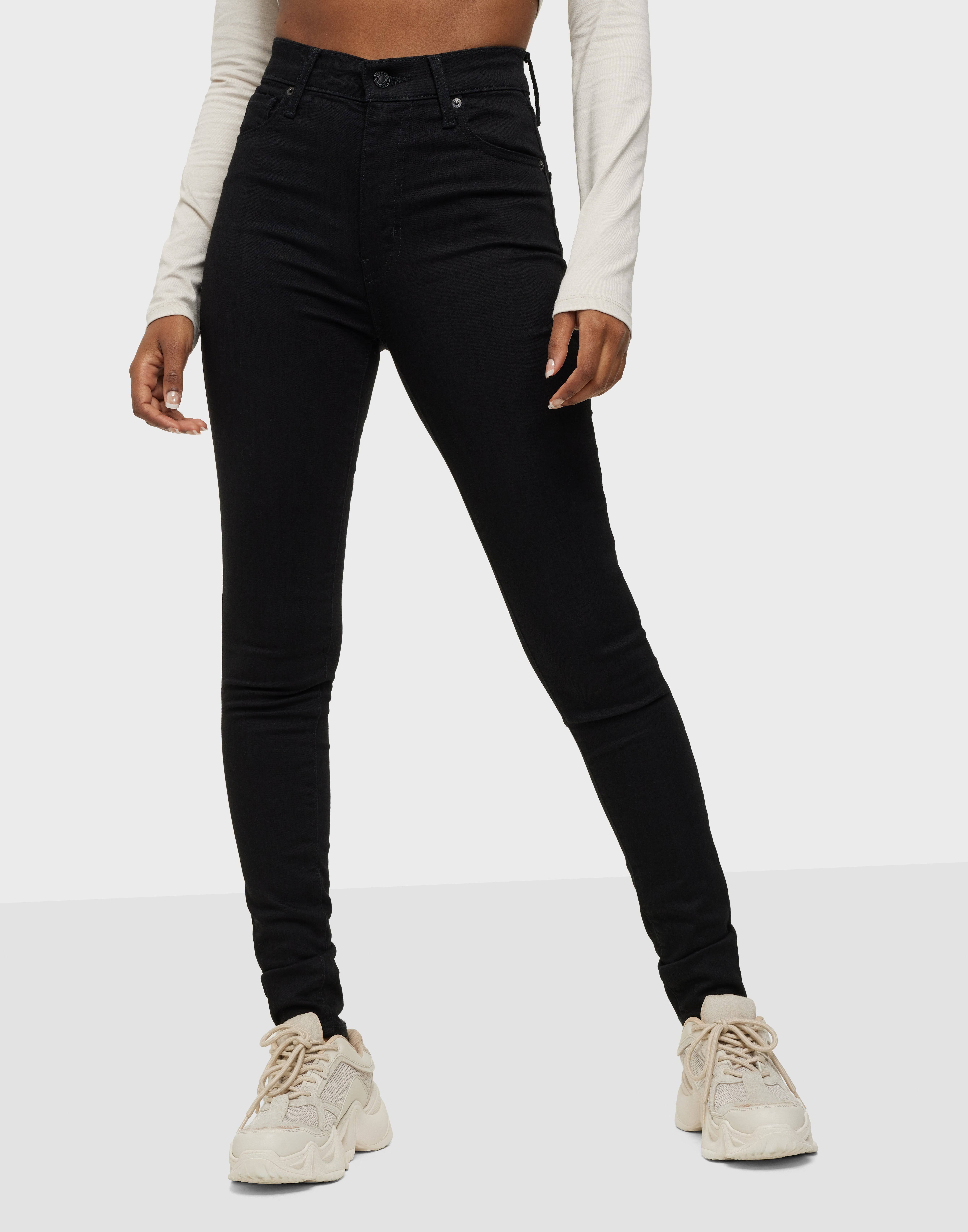 Levi's Mile High Super Skinny Jeans - Black Galaxy