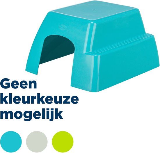 Trixie Knaagdierhuis Cavia Kunststof Assorti - 26 x 23 x 15 cm
