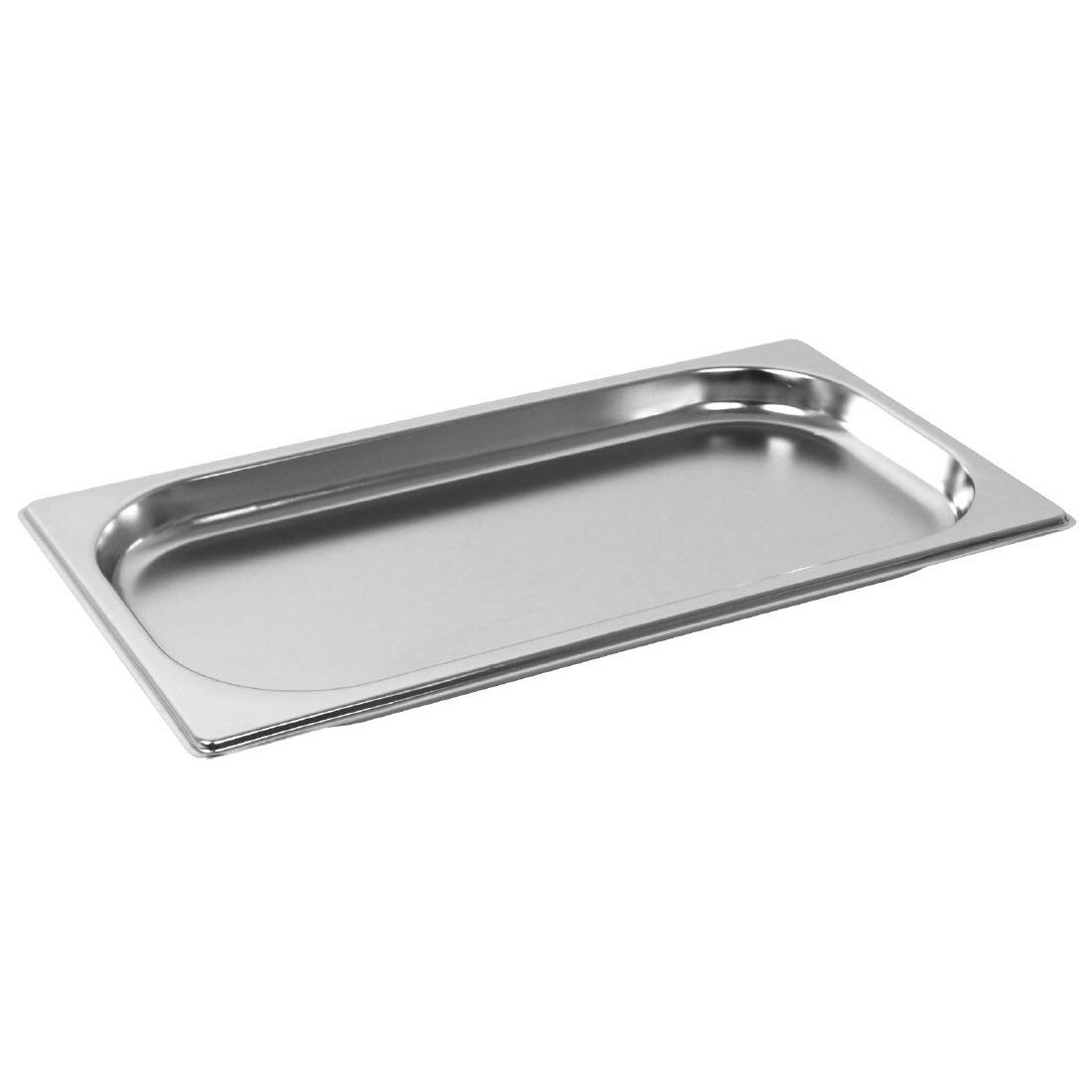 Vogue GM310 roestvrij staal 1/3 gastronorm pan, 20 mm