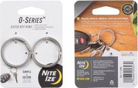Nite Ize O-Series Sleutelring 2-Pack Zilver
