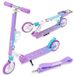 Trottinette pour enfants Cityroller, trottinette pliable avec sangles et porte-gobelet, 3,6 kg, roulements ABEC-7, avec poignées souples, rose clair