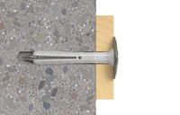 Fischer 50x nagelpluggen N 6 x 60/30 S D nagelschroef en afdichtingsring A2 roestvrij staal - 050368