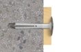 Fischer 50x nagelpluggen N 6 x 60/30 S D nagelschroef en afdichtingsring A2 roestvrij staal - 050368