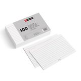 Miquelrius Flashcards, 100 notitiekaarten, horizontaal gelinieerd, studiekaarten, offsetkarton, 200 g/m², afmetingen 100 x 150 mm