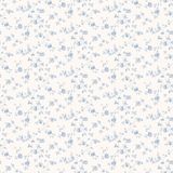 Noordwand Miniatures 2 Behang G67887 Kleine Blauwe Bloementjes – Fijn Bloemen Behang – Blauw Wit – Landelijke Stijl
