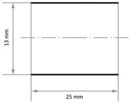 LUKAS-ERZETT SBZY 01325 NK 80 A240001325080 Schuurhuls Korrelgrootte (num) 80 (Ø x l) 13 mm x 25 mm 50 stuk(s)