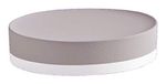 Gedy New Mizar zeepbakje, keramiek, taupe, 9 x 12,3 x 3