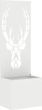 vidaXL Privacy Screen White 50 x 32 x 150 cm Cold Rolled Steel