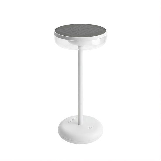 ZOLUNA Solar Tafellamp BOBBIE Wit