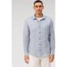 OLYMP Casual Regular Fit Linnen Overhemd marine, Gestreept