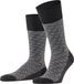 FALKE Airport Special Edition eenkleurig wol katoen sokken heren grijs - maat 41-42