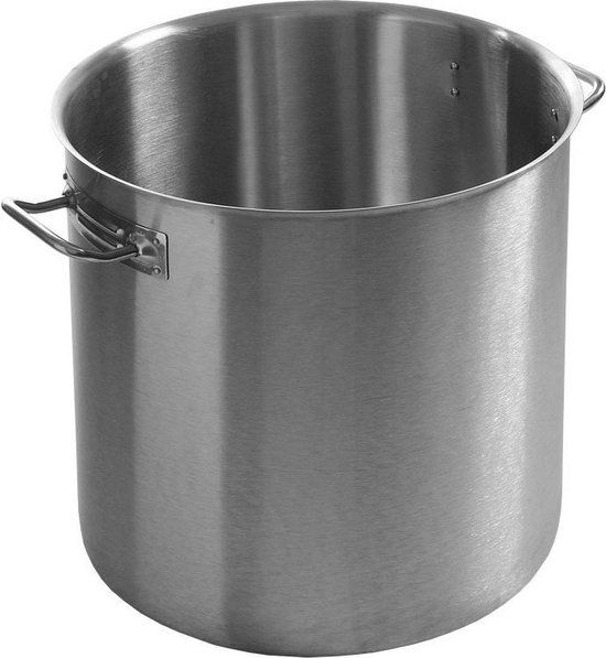 Hendi Kookpan met deksel 22 liter - RVS - Budget Line