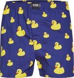 Happy Shorts X Heren Wijde Boxershort Met Binnenbroek Badeendjes Print - Maat XL